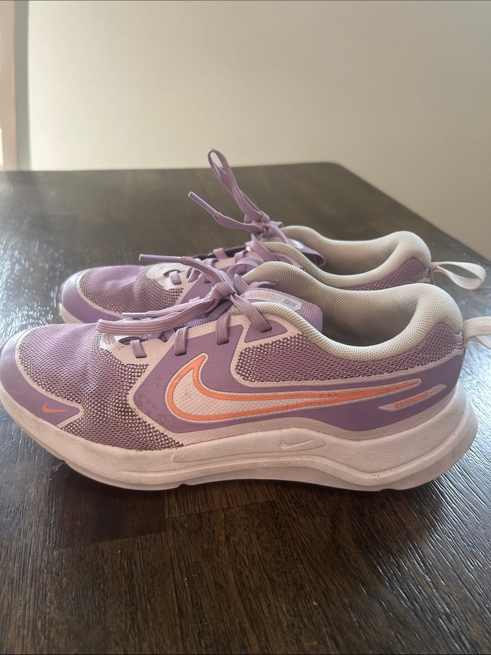 Nike Kids' Cosmic Runners in Lavender & Peach- Running Sneakers